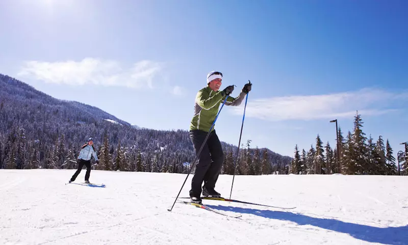 Snowshoeing or Nordic-Skiing Passes for Two Adults at Ski Callaghan (50% Off) - Primary Image