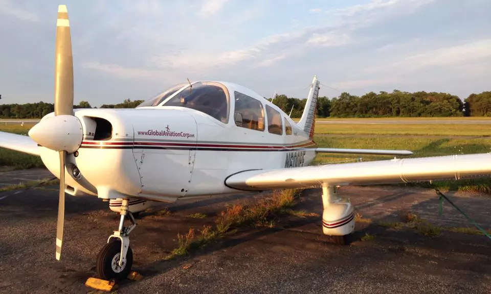 90-Minute Flight Experience with Optional Guest Passenger or Video from Global Aviation Corp. (Up to 50% Off) - Primary Image