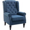Image 11: HomCom High Back Armchair in choice of colours