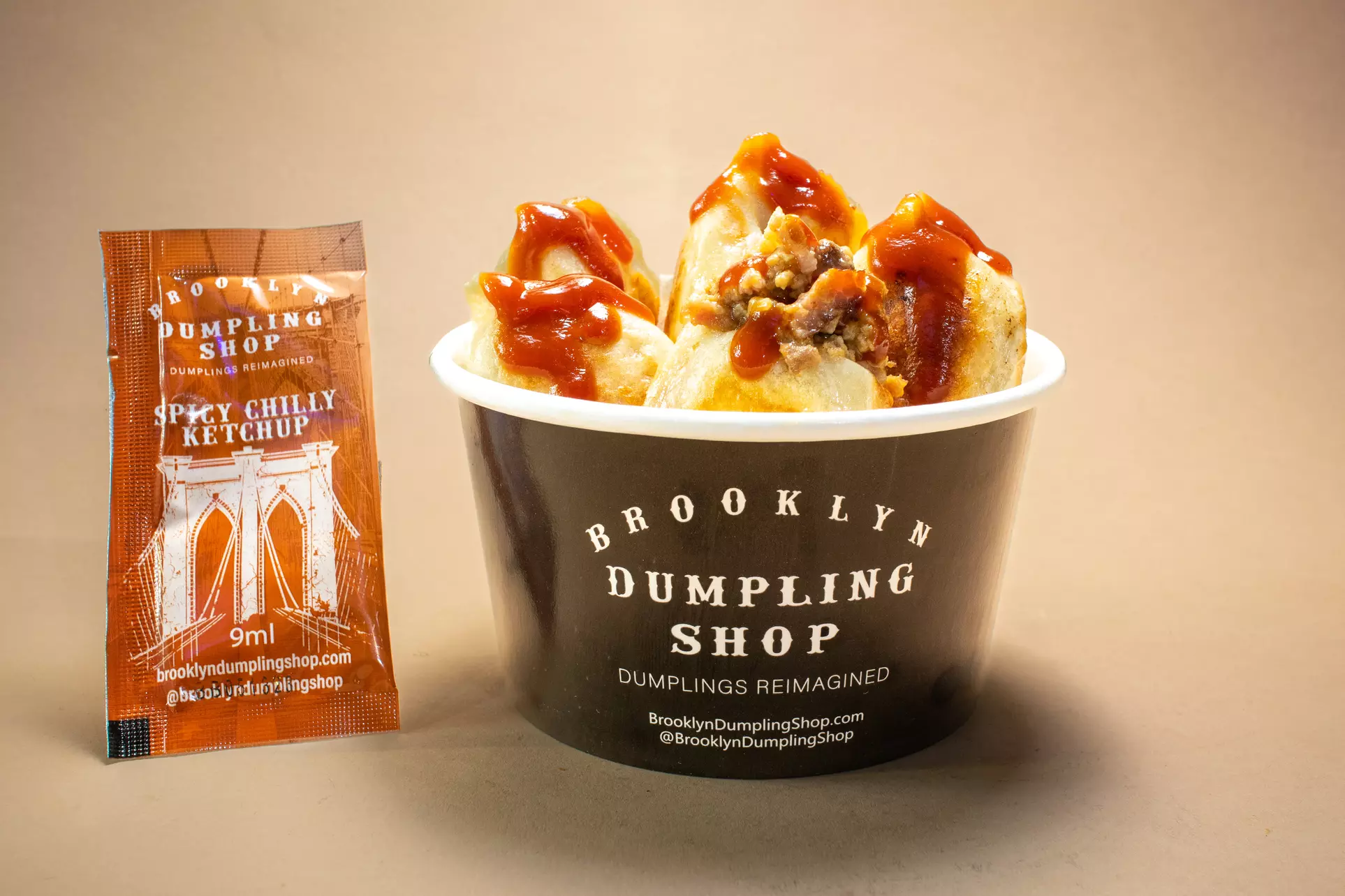 Food, Drink, Catering, or Three-Course Dinner for Two or Four at Brooklyn Dumpling Shop (Up to 50% Off) - Primary Image