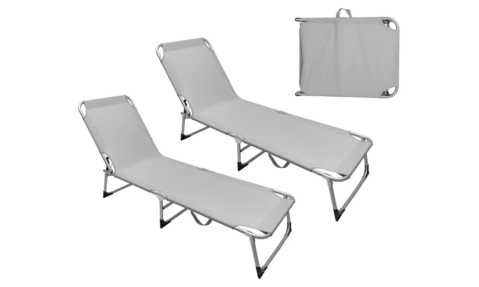 2 Sonnenliegen „Malta“ oder „Gallipoli“