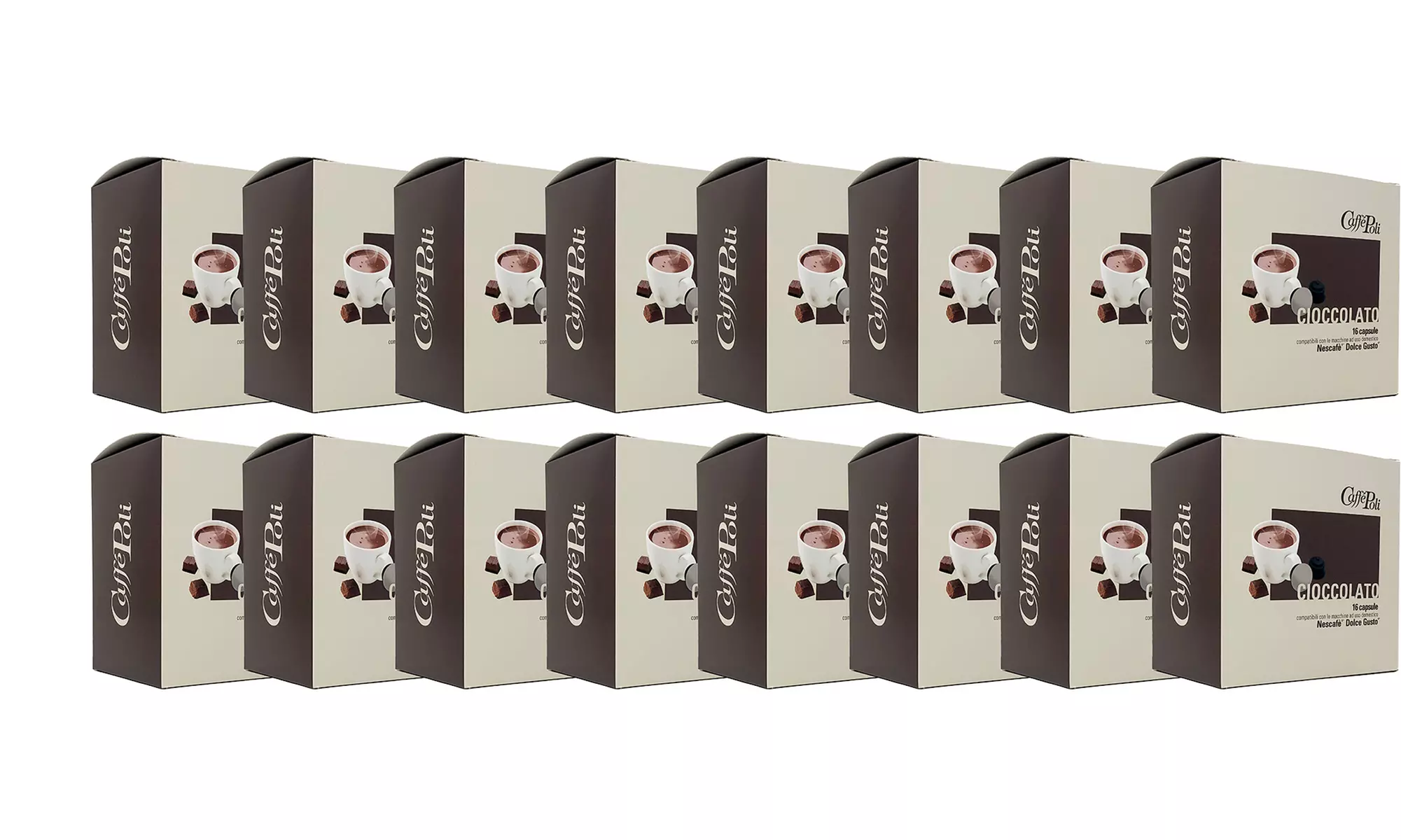 Fino a 256 capsule Caffè Poli compatibili Dolce Gusto