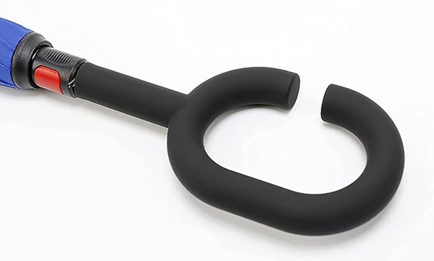 Image 9: Paraguas antiviento y antigoteo invertido