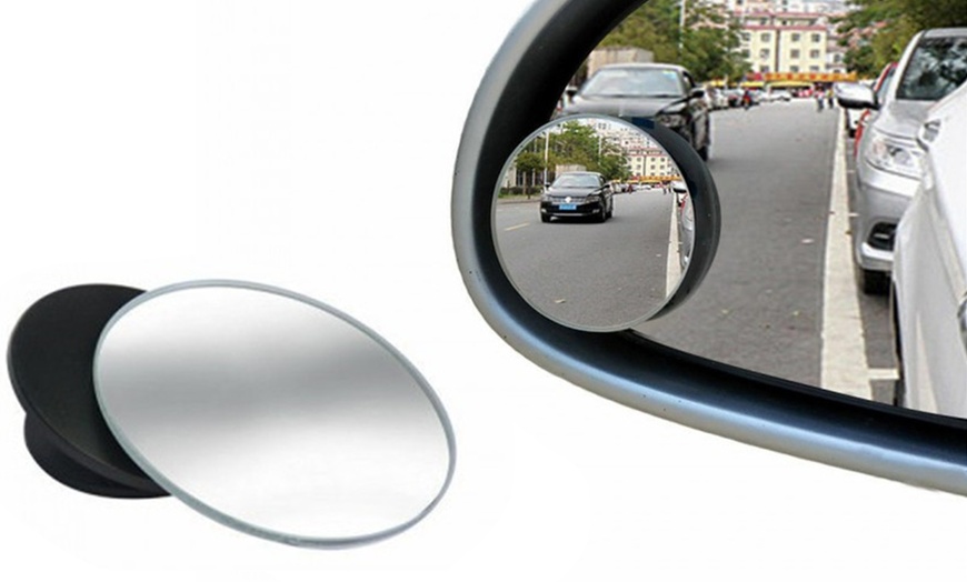 Image 3: Blind Spot Stick-On Mirror Set