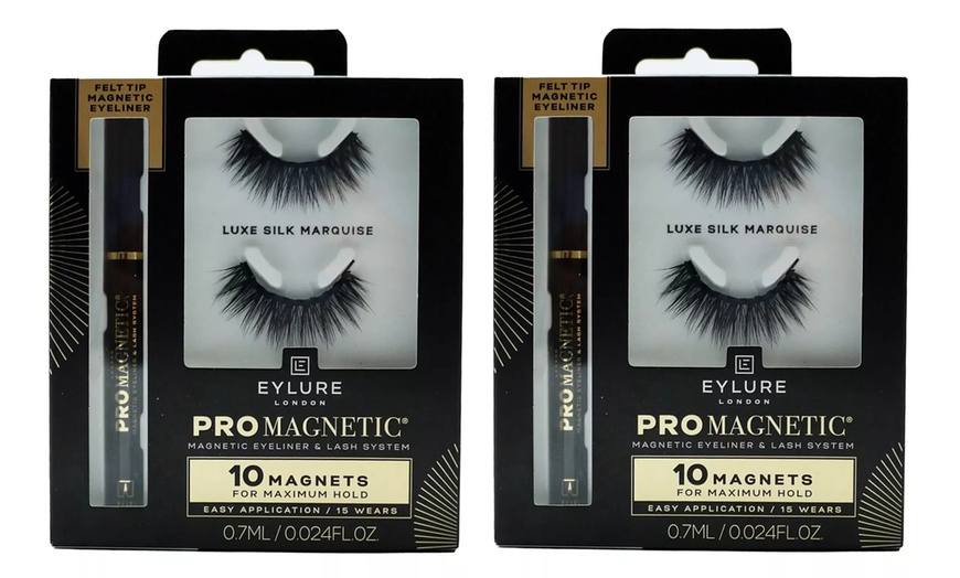 Image 2: Eylure Pro Magnetic Felt Tip Eyeliner & Lash System Luxe Silk Marquise