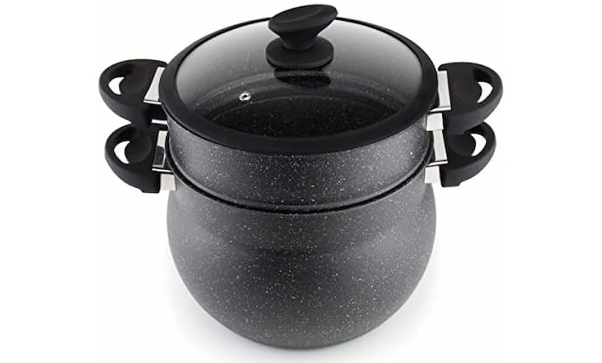 Image 7: Couscoussier en acier inoxydable avec couvercle en verre Royalty Line