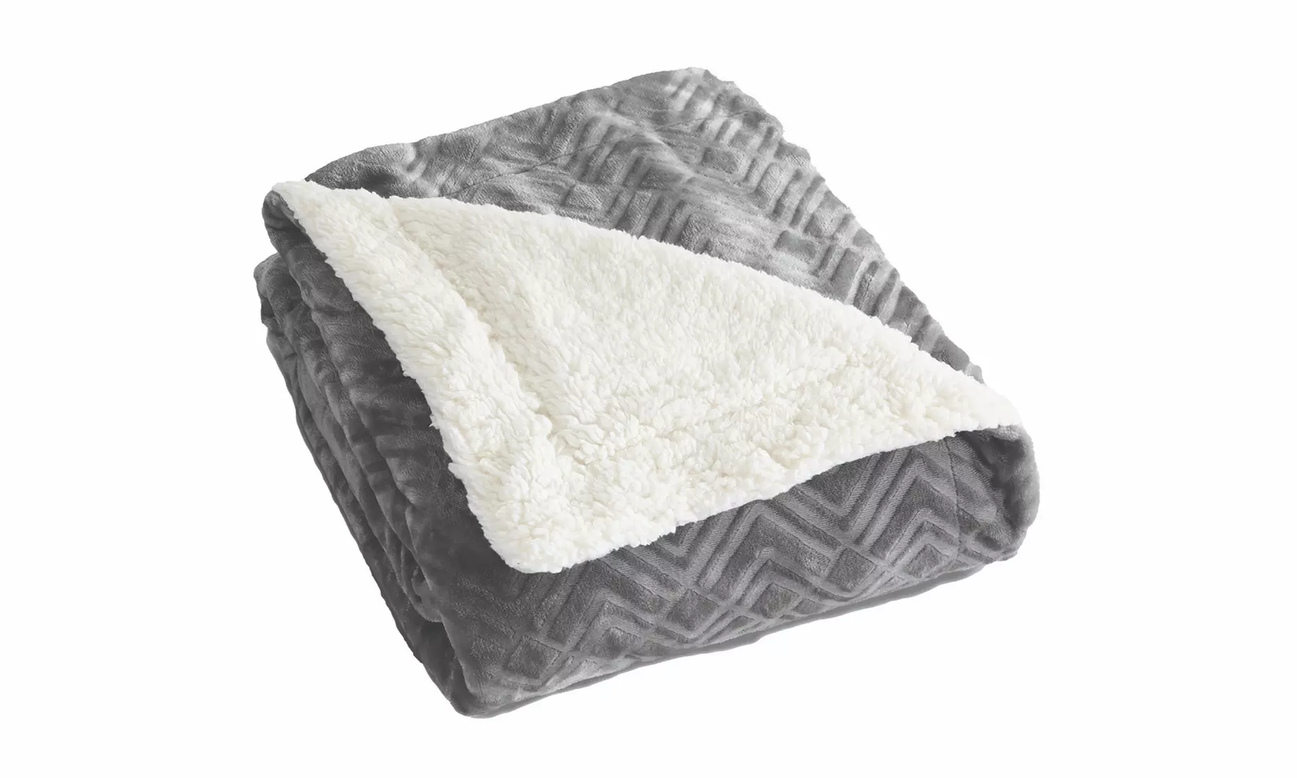 Cozy Plush Velvet & Sherpa Reversible Throw Blanket