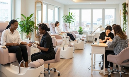One French Pedicure - Pinky Promise Beauty Bar