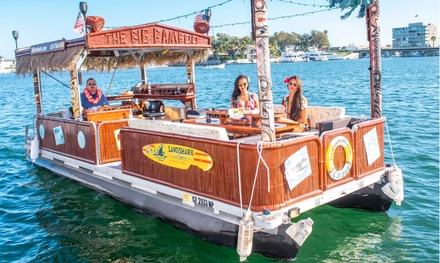 2-Hour Tiki Boat Rental with Captain. 6 People Max. (Valid Mon.-Thurs.) - Tiki Fun Boats