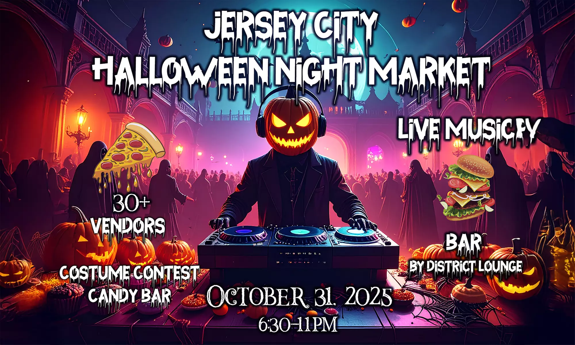 Jersey City Halloween Night Market, Up to 8% Off