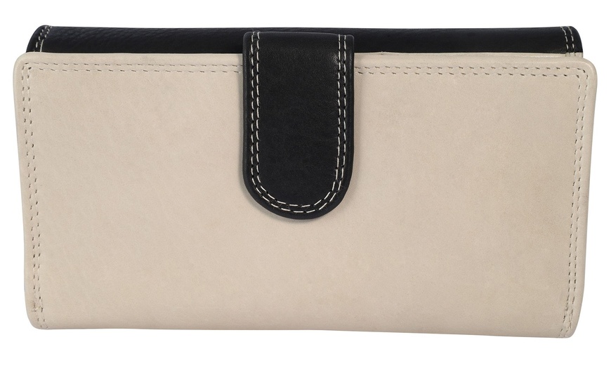 Image 63: Portefeuille en cuir véritable Leonardo Verrelli avec protection RFID