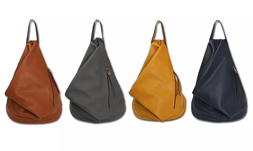 Handbag Republic Women's Zippered Slouch Backpack - Primary Image