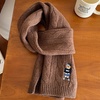 Image 6: Vintage Bear Design Wool Blend Scarf