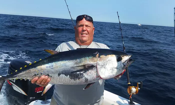 Fishing Charter or Tuna and Shark Fishing Trip for One or Two from FinTazTic Sportfishing (Up to 38% Off) - Primary Image