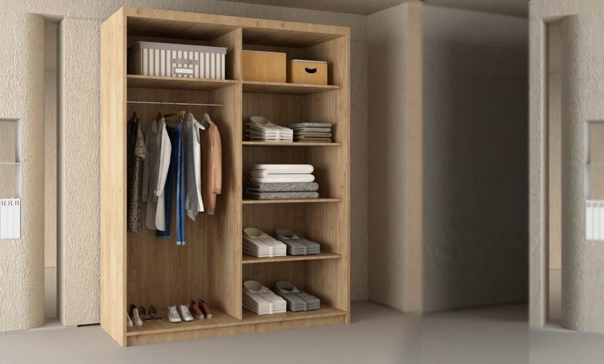 Image 11: Slidingwardrobe4u Sliding Door Wardrobe with Mirror