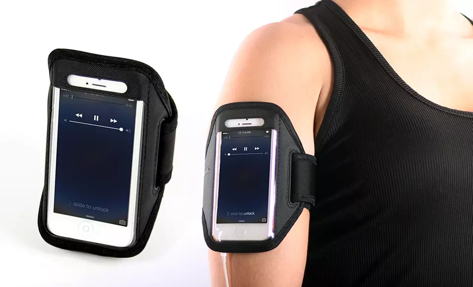 Adjustable Athletic Armband for iPhone 4, 4s, 5, 5c, and 5s - Primary Image