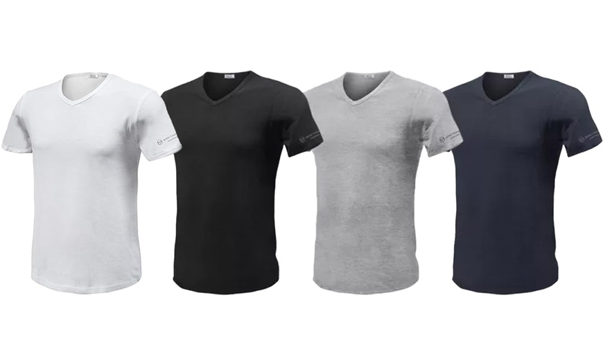 Image 1: 3, 6 o 12 maglie con scollo a V Sergio Tacchini