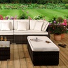 Image 3: Tropea Rattan-Effect Sofa Set 
