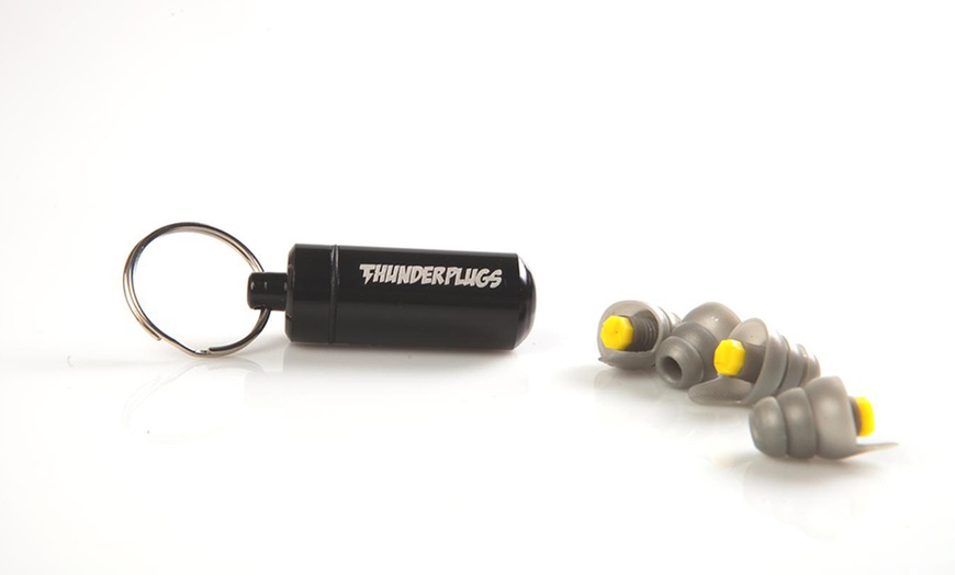 Image 2: 2 Pairs of Thunder Plugs Earplugs