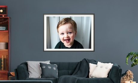 Cadre photo personnalisé, format au choix, dès 9.99€ (jusqu'à 70% de réduction) sur le site Hello Déco