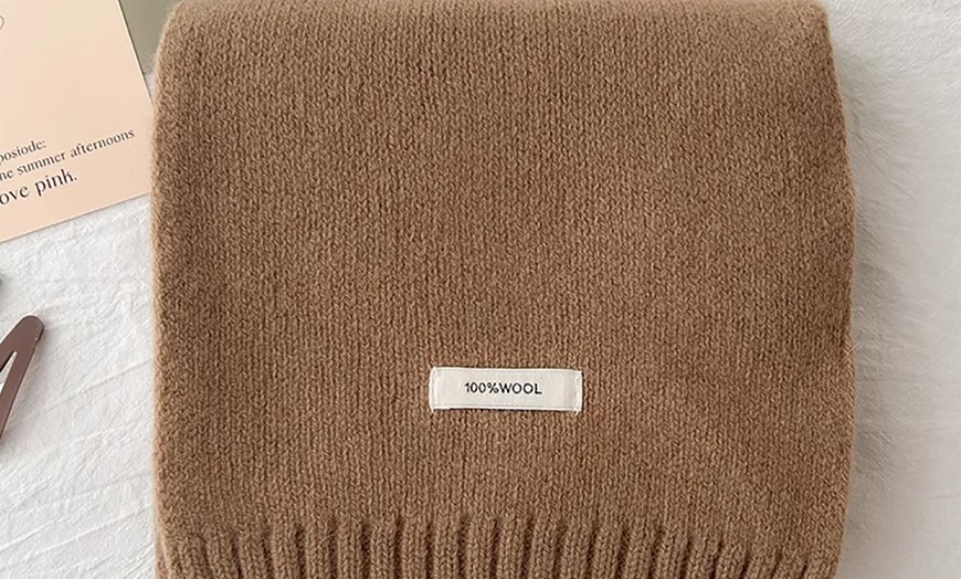 Image 4: Écharpe 100 % en laine premium australienne