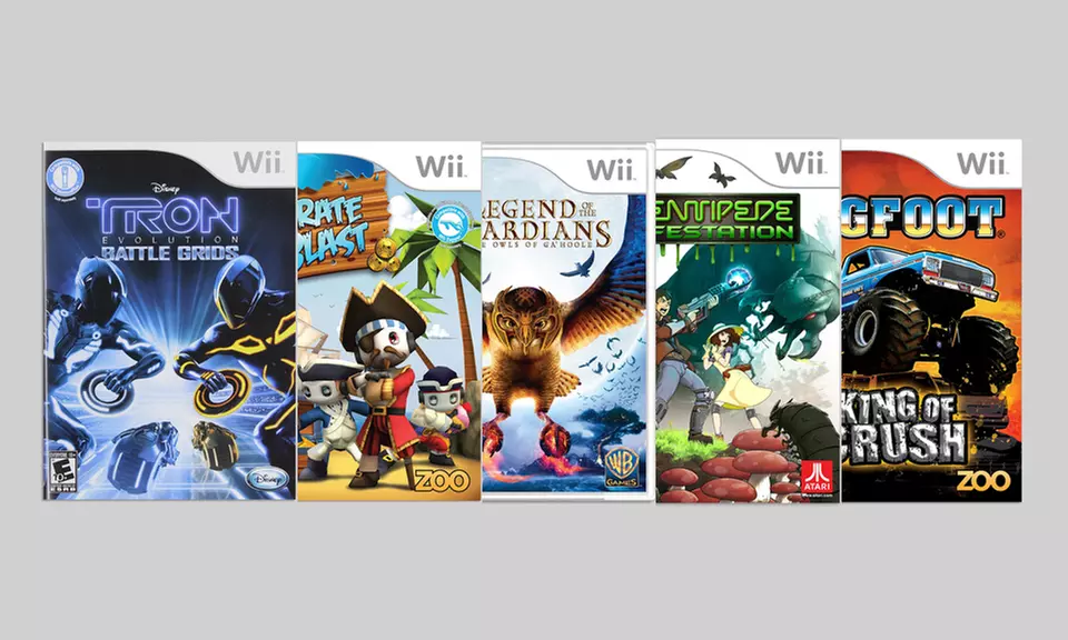 Nintendo Wii Family-Friendly Action Five-Game Collection - Primary Image