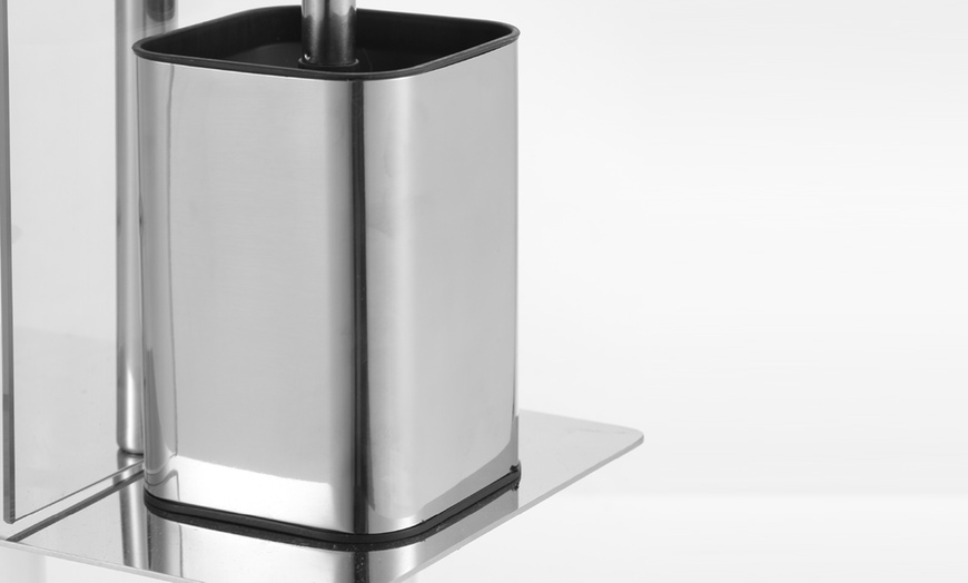 Image 4: Piantana portarotolo in acciaio inox