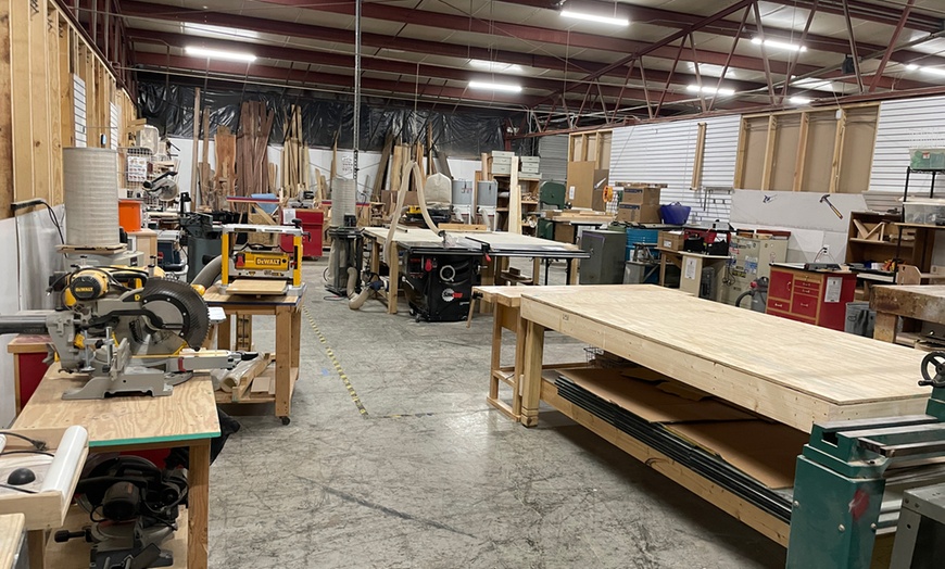 Image 1: Community Open Shop - Free Orientation with purchase of One Month Pass