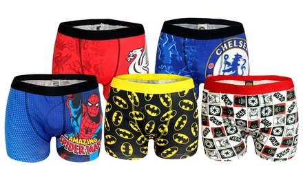 Men's Superhero + Footie Boxers | Groupon Goods