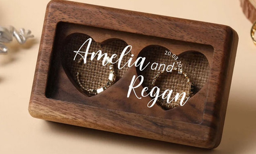 Image 6: Capture the “Yes, I do!” moment in a Custom Ring Box, just for you!