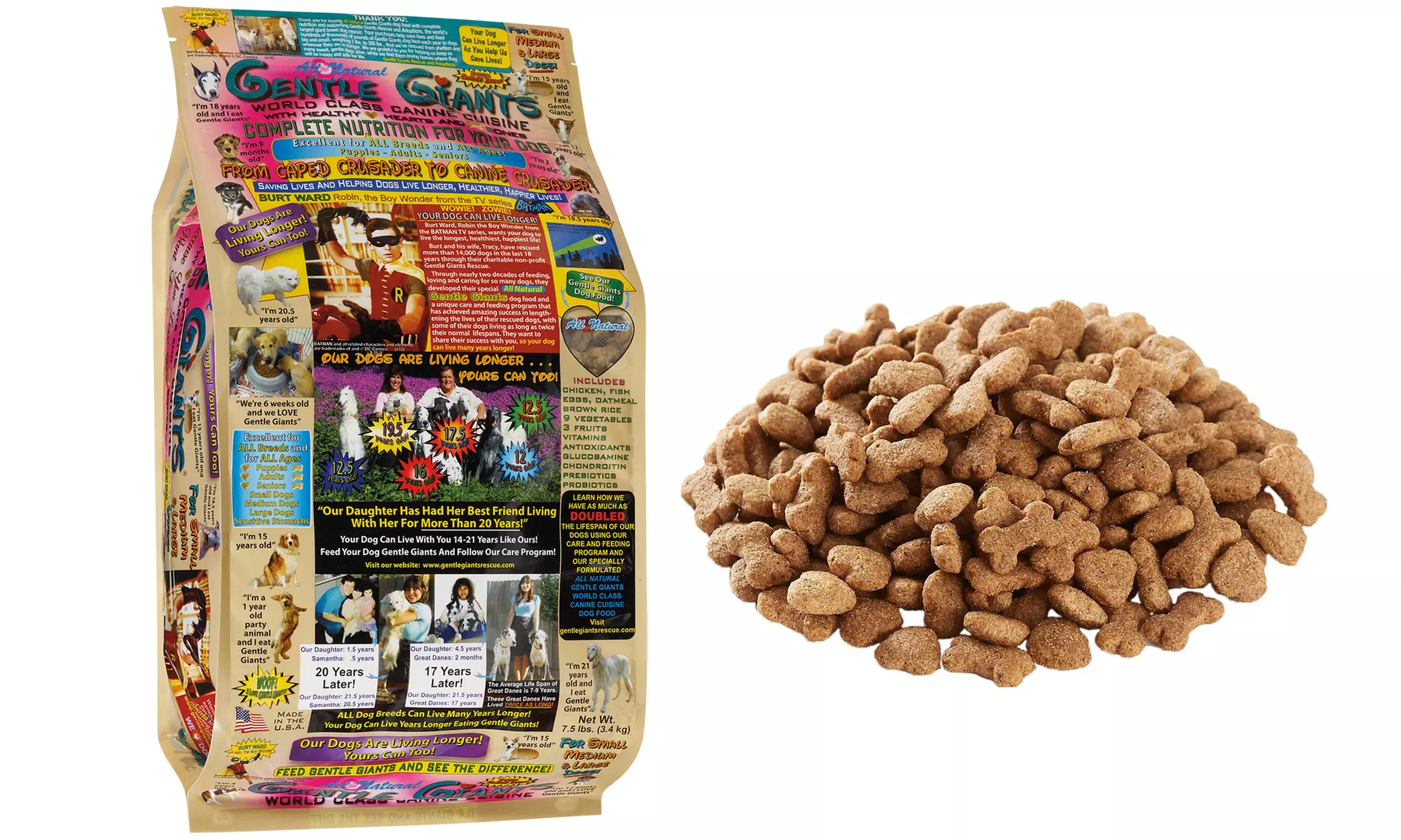 Gentle giants dry dog food best sale