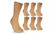 Six Pairs of Special Essentials Non-Binding Cotton Diabetic Crew Socks - Second Medium