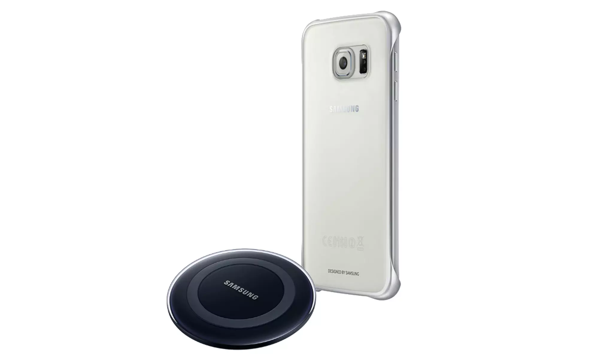 Samsung Wireless Charging Pad with Free Case for Galaxy S6 and S6 Edge - Primary Image
