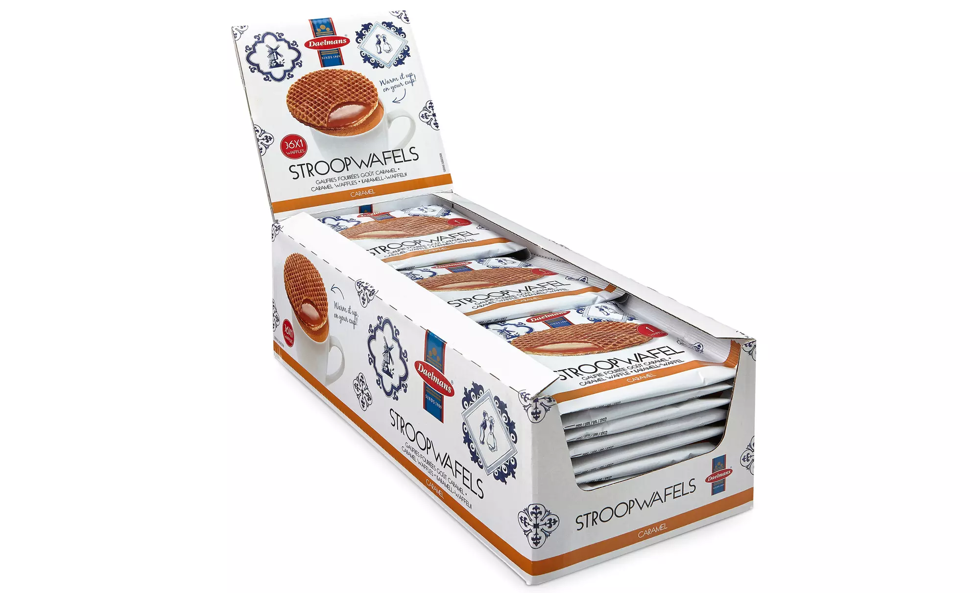 Daelmans Jumbo Stroopwafel Caramel Wafers (36-Pack) - Second Medium