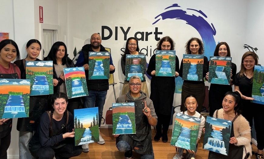 Image 2: DIY Art Studios: Sip & Paint + Craft – Creativity & Celebration Meets

