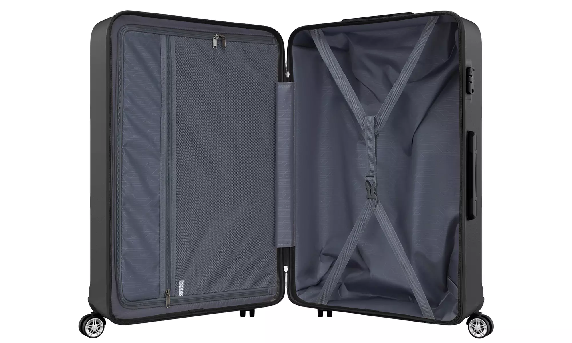 Kono ABS+PC 32 Zoll extra großer Koffer