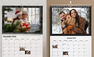 Personalized Wall Calendars – Two Styles, Multiple Sizes from Printerpix Personalized Wall Calendars – Two Styles, Multiple Sizes from Printerpix