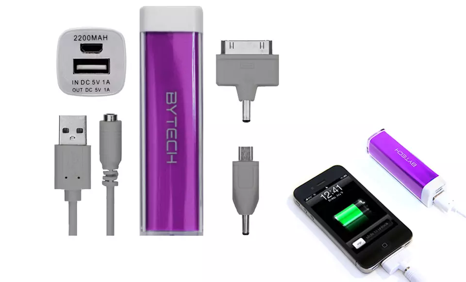 Bytech 2,200mAh Power Bank - Primary Image