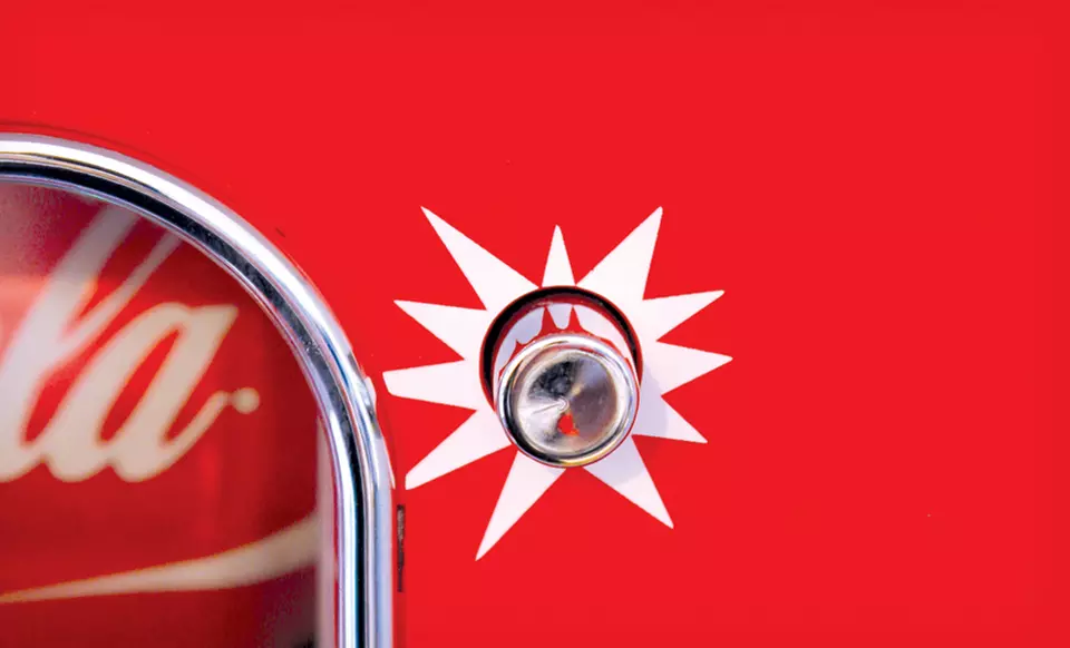 $144.99 for a Koolatron Coca-Cola Vending Fridge ($242.79 List Price). Free Shipping and Returns. - Second Medium