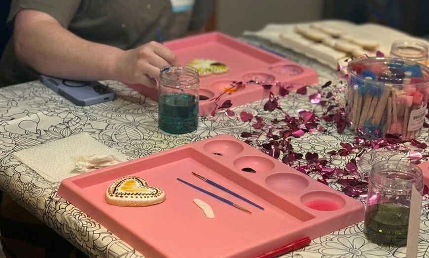 Image 5: Edible Cookie Decorating and Paint and Sip for One, Two, or Ten People