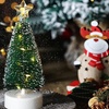 Image 3: Three-Pieces Tabletop Christmas Tree with Lights