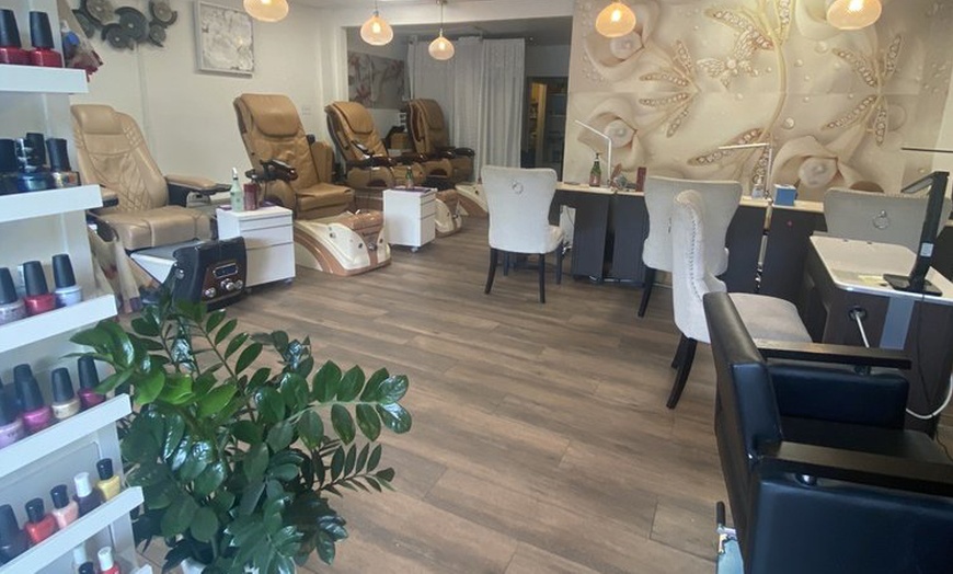 Image 3: Indulge in a Gel Manicure or Gel Pedicure with a Glass of Champagne 