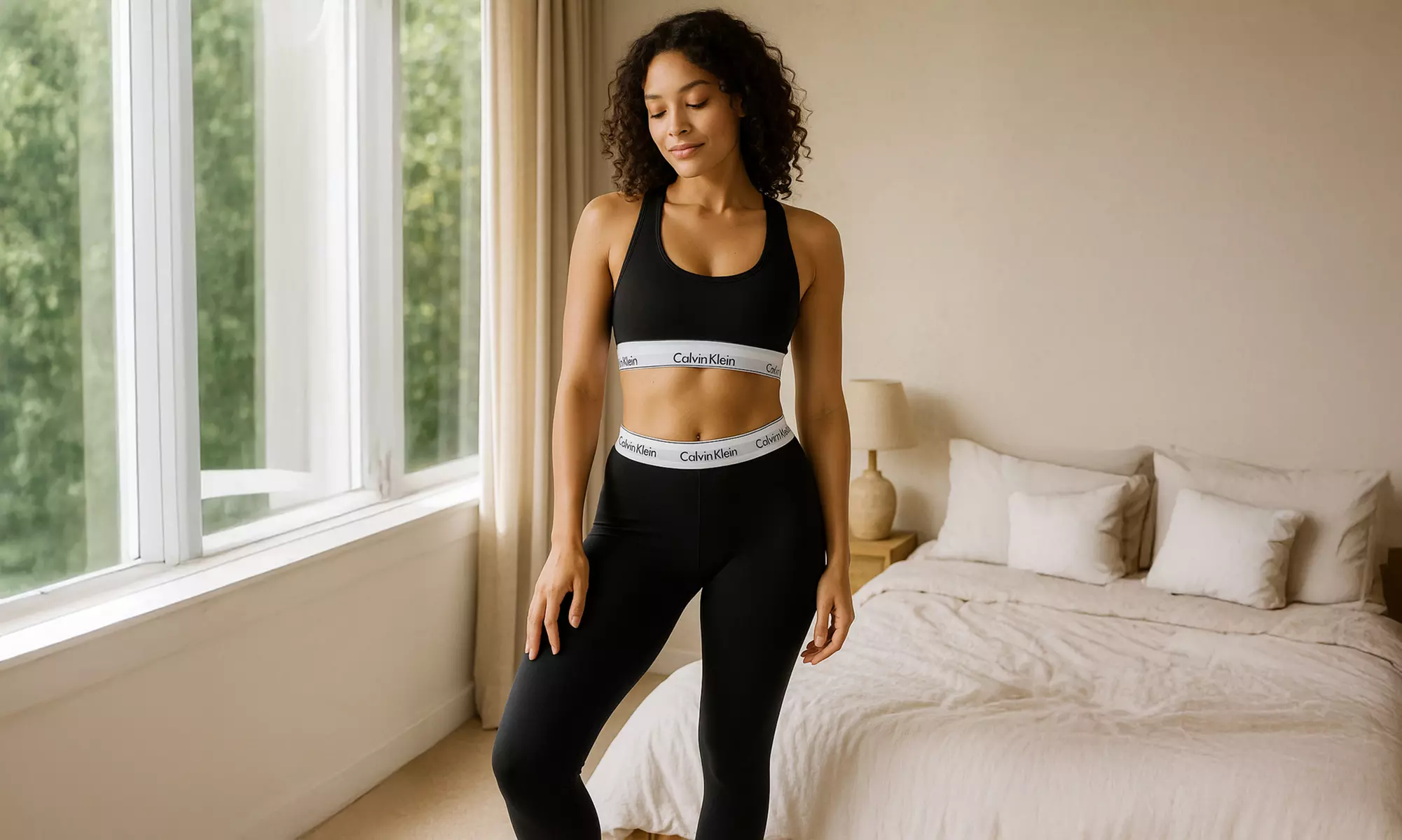 Set con reggiseno e leggings Calvin Klein