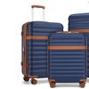 Image 20: Kono Hard Shell Suitcase One or 3-Piece Set