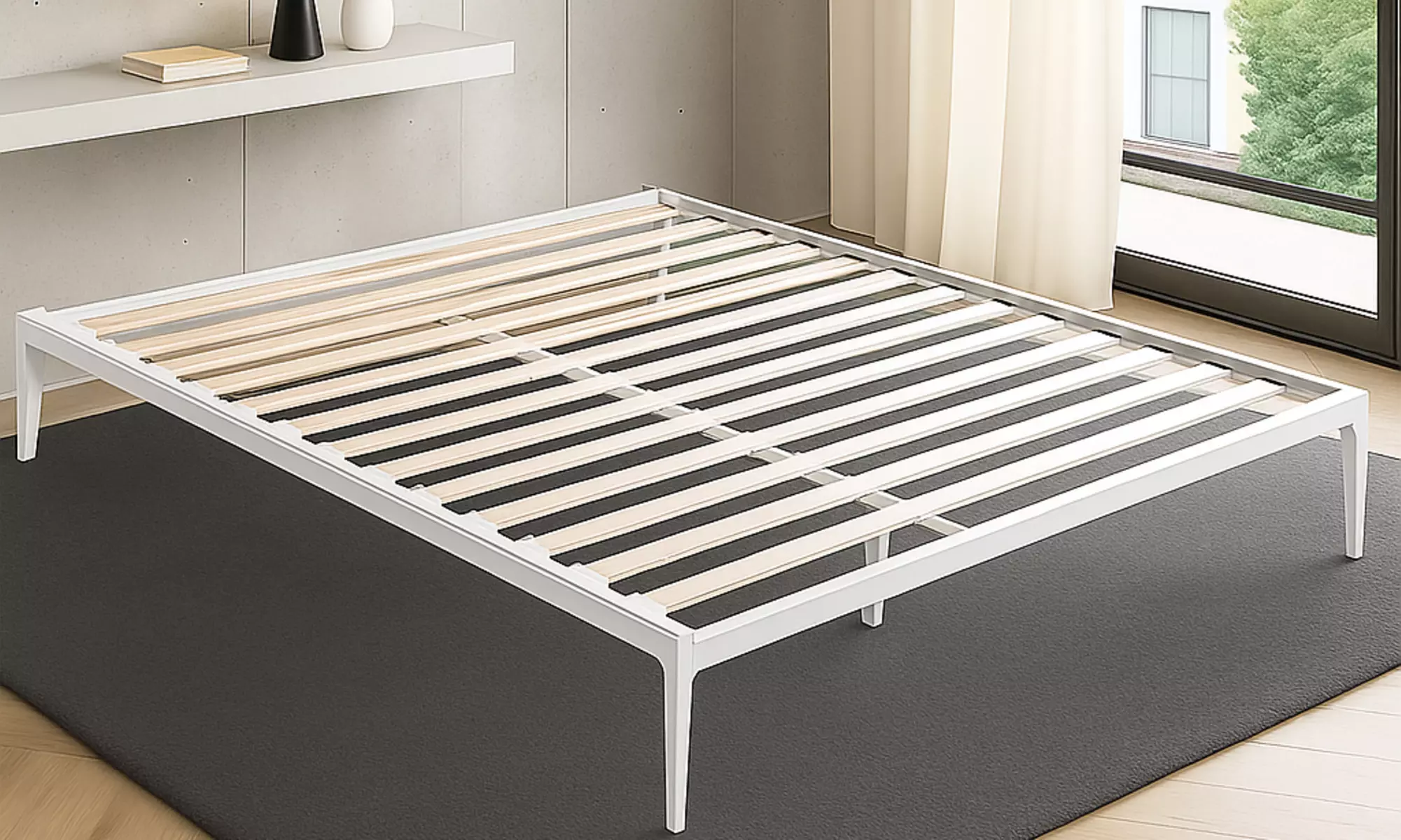 Metallbett im Industriestil - Loft-Kollektion