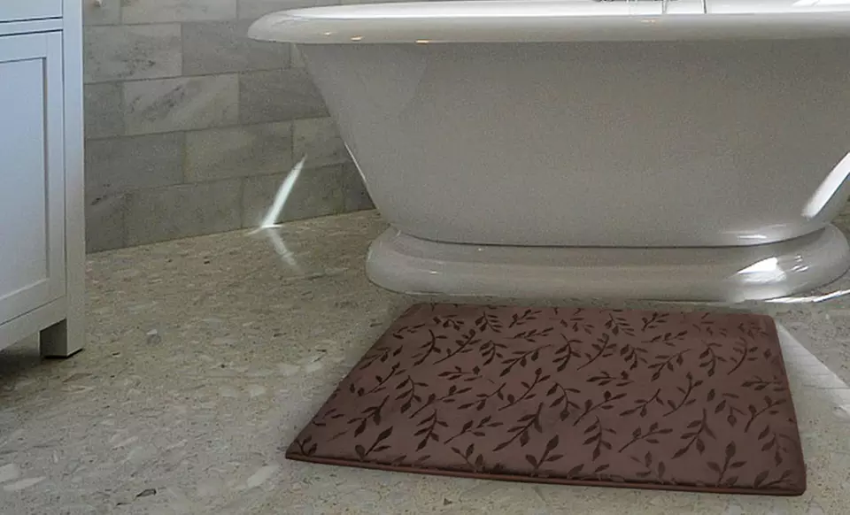 The Spa 20" x 32" Memory Foam Mat from Home Dynamix - Second Medium