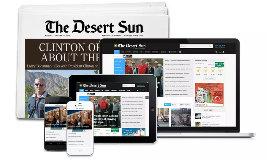 Subscription with Sunday Newspaper Delivery, 52-Week Digital Subscription to The Desert Sun (Up to 92% Off)  - Primary Image