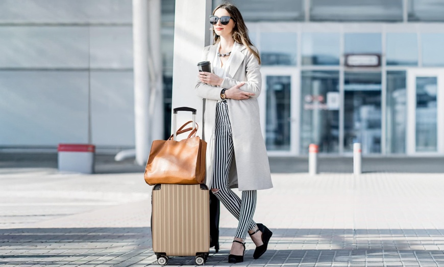 Image 12: Milano Premium 3pc ABS Hardcase luggage Set