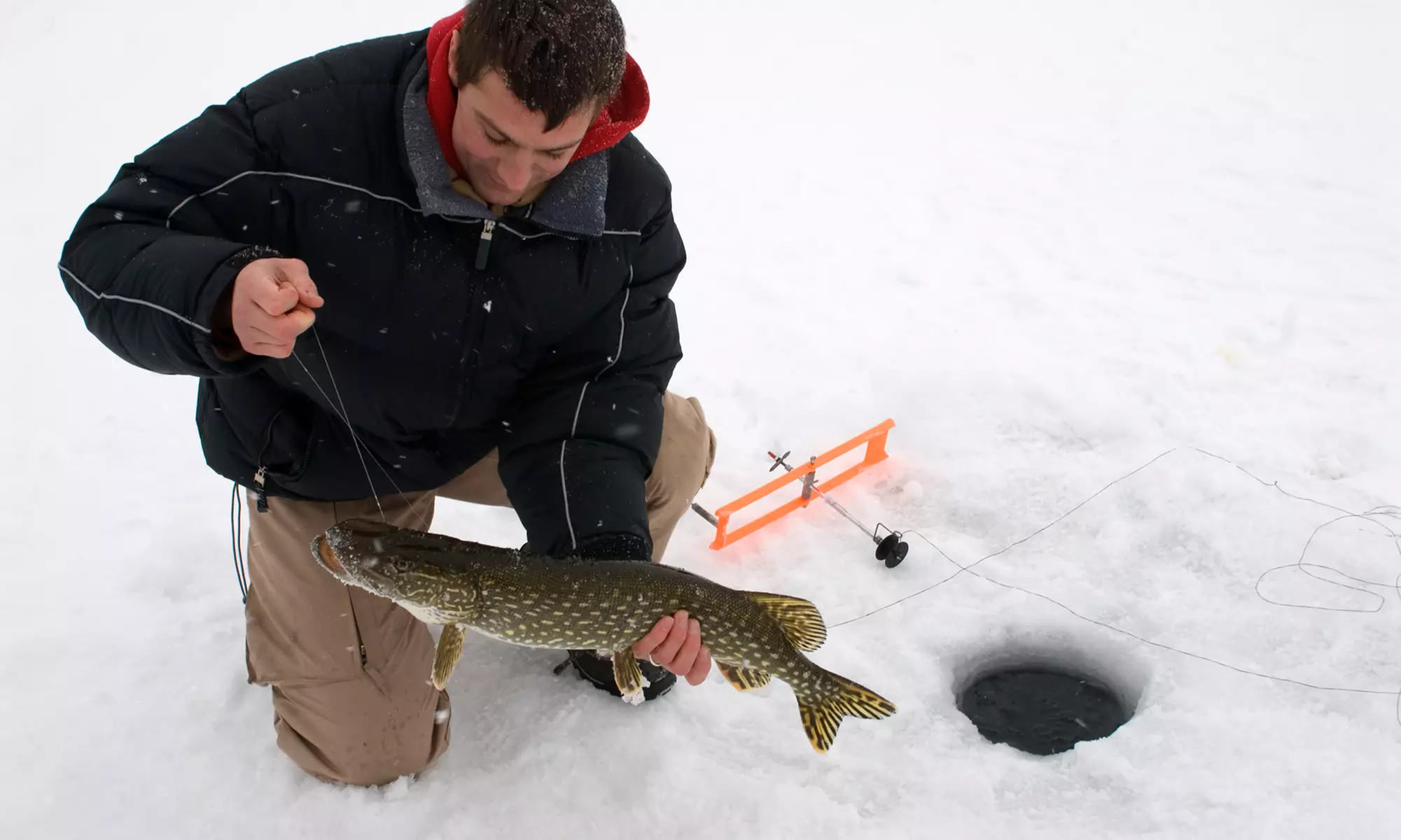 4 or 8 Hours of Ice Fishing for Four on Lake Winnebago or Michigan from Nolan's Top Gun Charters (Up to 51% Off) - Primary Image