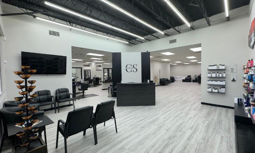 Image 1: Transform your hair at The Color Studio & Salon with highlights or deep-conditioning, plus cuts, up to 30% off